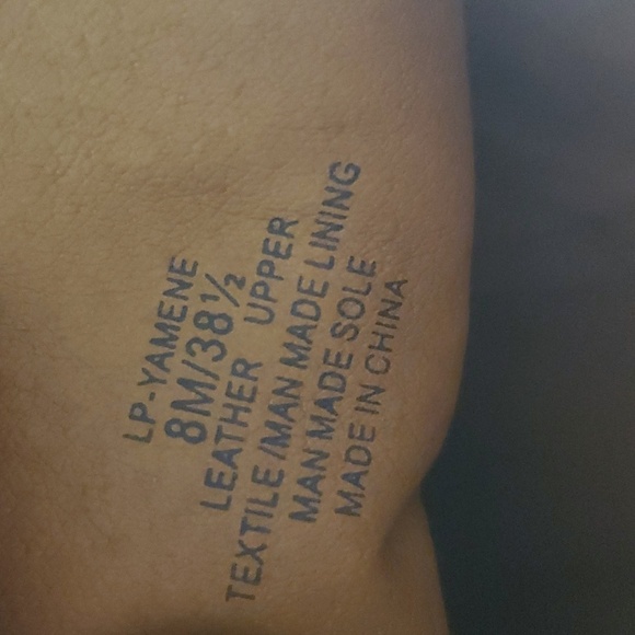 Lucky Brand Lace Up camel Leather Suede Heeled Ankle Bootie Size 8 - Picture 7 of 10